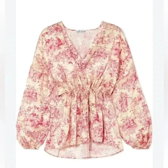 - Elizabeth and James Angela Toile silk blouse- XS - Picture 8 of 10